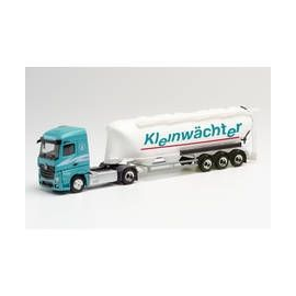 Miniatura MERCEDES Actros 4x2 con rimorchio per polveri KLEINWACHTER a 3 assi