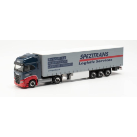 Miniatura Semirimorchio telonato IVECO S-WAY LNG 4x2 3 assi SPEZITRANS