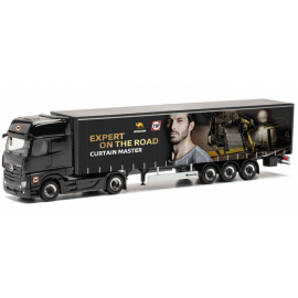 Miniatura MERCEDES-BENZ Actros G. 4x2 con rimorchio WIELTON/ TIP a 3 assi