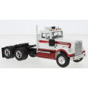 Camion in miniatura BIANCO WESTERN STAR 4864 6x4 1970 Bianco e rosso