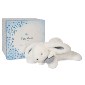  HAPPY GLOSSY - Pupazzo bianco con pompon