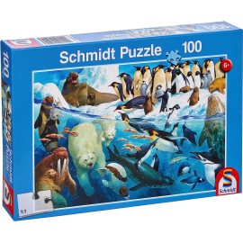  Puzzle da 100 pezzi Animali del Circolo Polare Artico