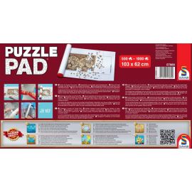  Tappetino per puzzle da 500 a 1000 pezzi - 103x62 cm
