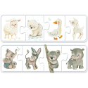 Puzzle I miei primi puzzle - 6 puzzle da 4 pezzi - I miei cuccioli preferiti