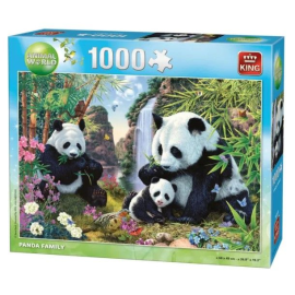  Puzzle da 1000 pezzi Famiglia Panda