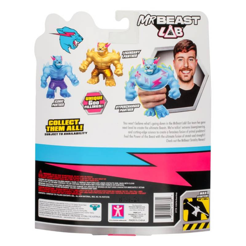 Mr. Beast Lab Goo Jit Zu Legendary Panther stretch figure 11 cm