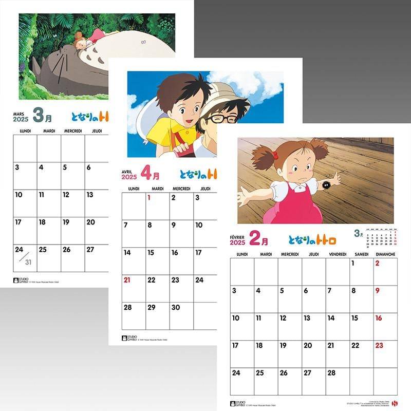 GHIBLI - My Neighbor Totoro - 2025 French Calendar