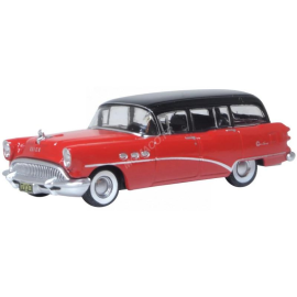 BUICK CENTURY ESTATE WAGON MATADOR 1954 RED/CARLSBAD BLACK