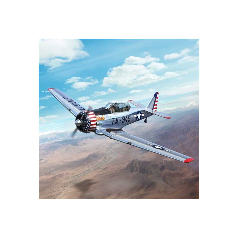 Plastic model aircraft NORTH AMERICAN T-6 "TEXAN" 1956 1:32