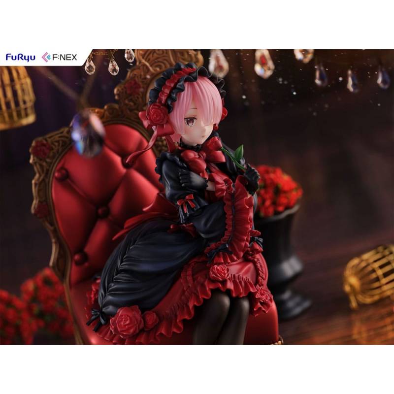 Re:ZERO -Starting Life in Another World F:NEX PVC statuette 1/7 Ram Gothic Ver. 20cm