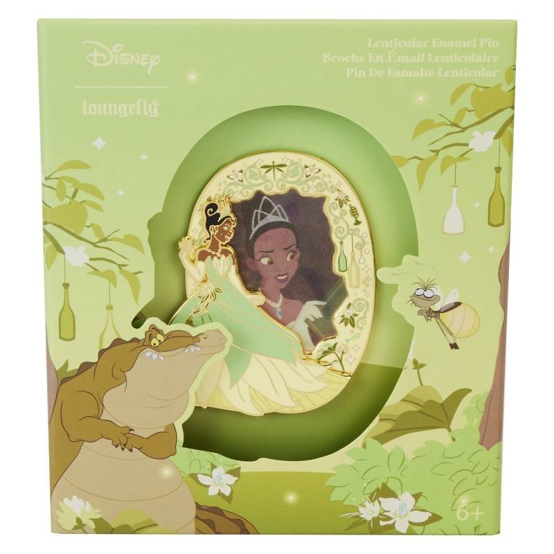 Spille Disney Loungefly Collector Box Pin Princess And The Frog Tiana Lenticular