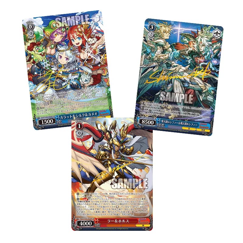 WS71241 Weiss Schwarz TCG Puzzle & Dragons Display 16 Boosters 9 Cards