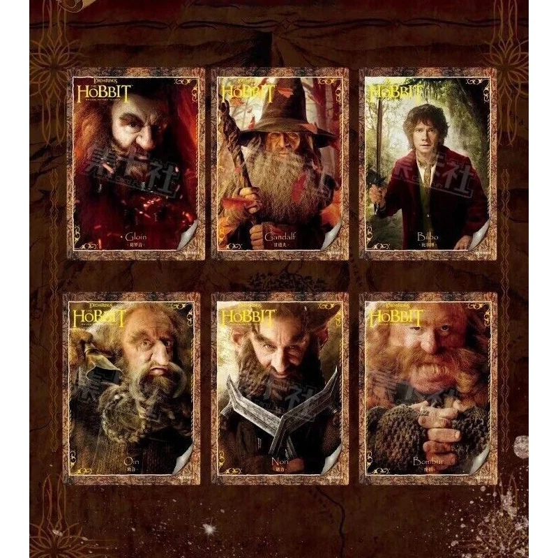 CF51462 The Hobbit Trilogy Cardfun Tc Box of 8 Boosters of 2 Cards + 2 Specials