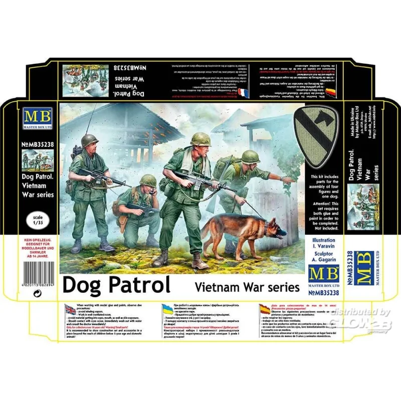 Kit Modello Dog Patrol. Vietnam War series