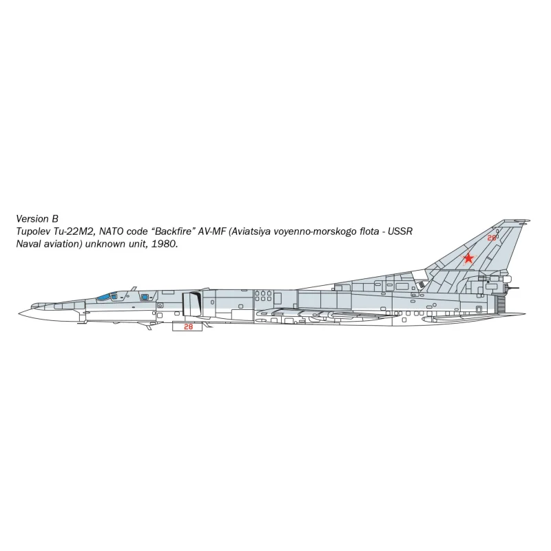 Italeri Tu-22M2 Backfire B