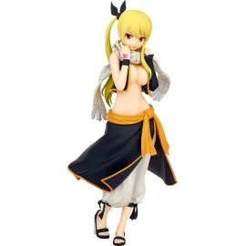 Figurina Fairy Tail Pop Up Parade Lucy Heartfilia Natsu Costume Ver. L Size 22 cm