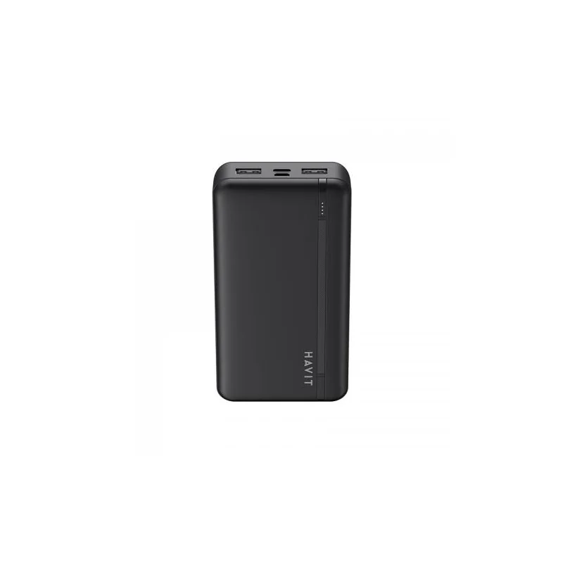 Batterie HAVIT Power Bank 20000mAh - MicroUSB / Type C - Black