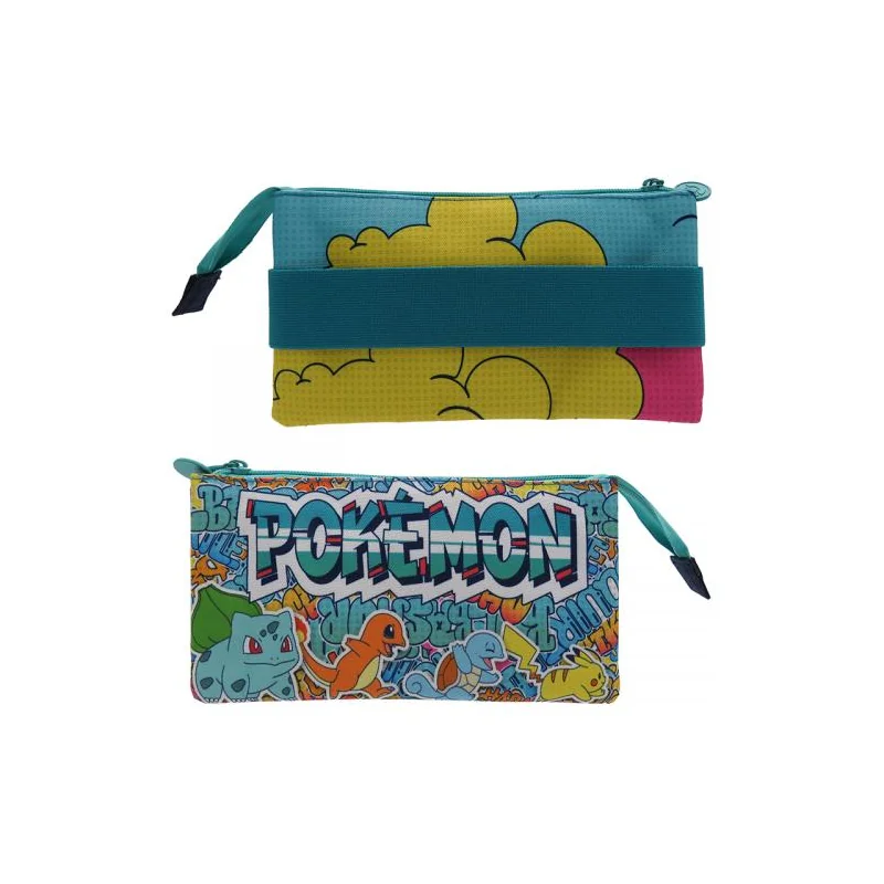  Pokemon - Triple Pencil Case - Pokemon