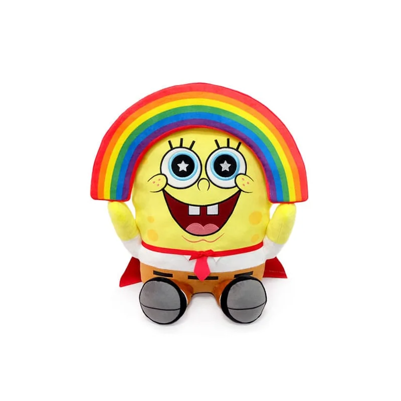 Peluche SpongeBob Squarepants: SpongeBob Rainbow 16 inch HugMe Plush