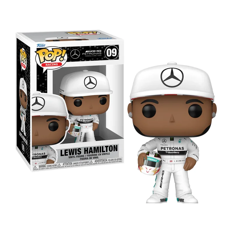 Figurini Pop RACING - POP Racing N° 09 - Lewis Hamilton with helmet