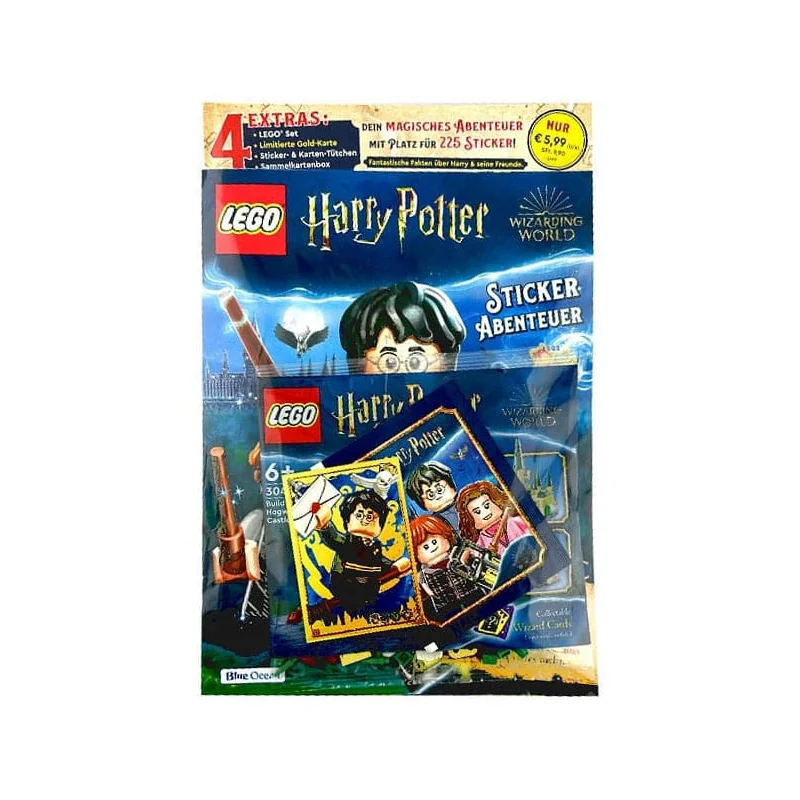  LEGO Harry Potter Sticker & Trading Card Collection Series 1 Starter Pack *GERMAN*