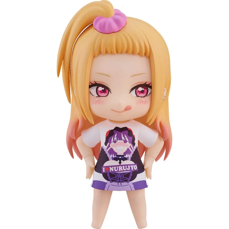 Action figure My Dress-Up Darling figurine Nendoroid Marin Kitagawa: Slippery Girls Full Graphic T-Shirt Ver. 10 cm