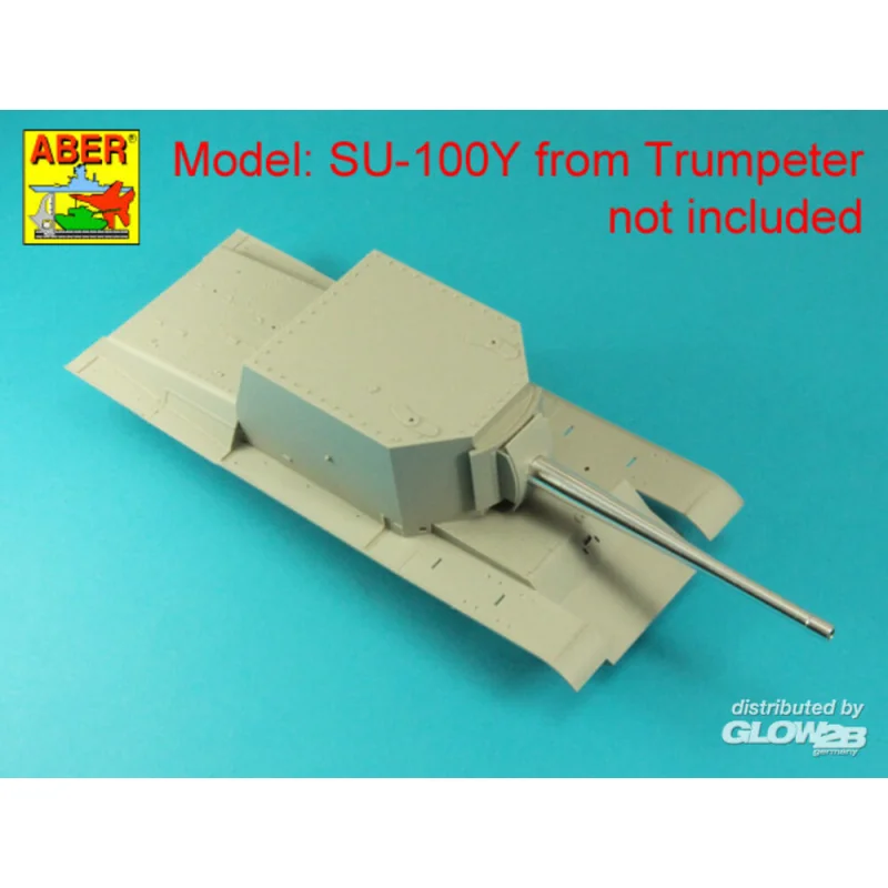 4832000878 130mm Soviet B-13 barrel for SU-100Y SPG (Trumpeter)