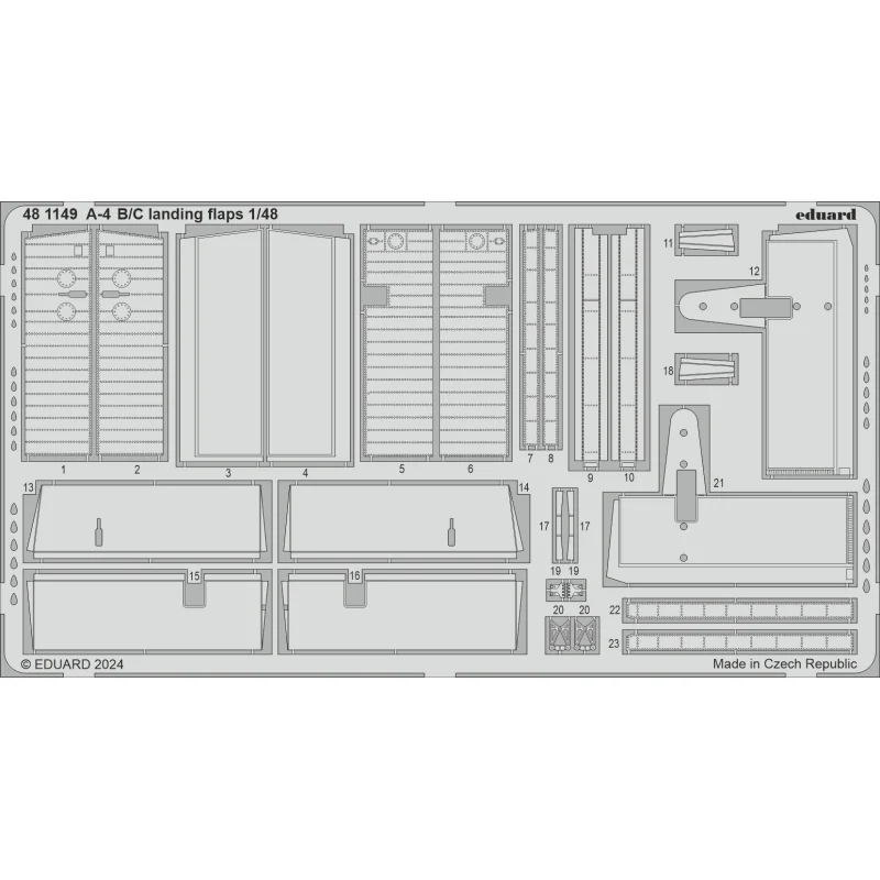 Accessorio Douglas A-4B/C Skyhawk Skyhawk landing flaps 1/48 (designed to be used with Hasegawa and Hobby 2000 kits) SEPTEMBER 