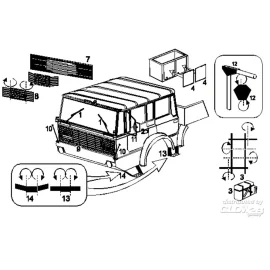 Kit modello T813 6x6