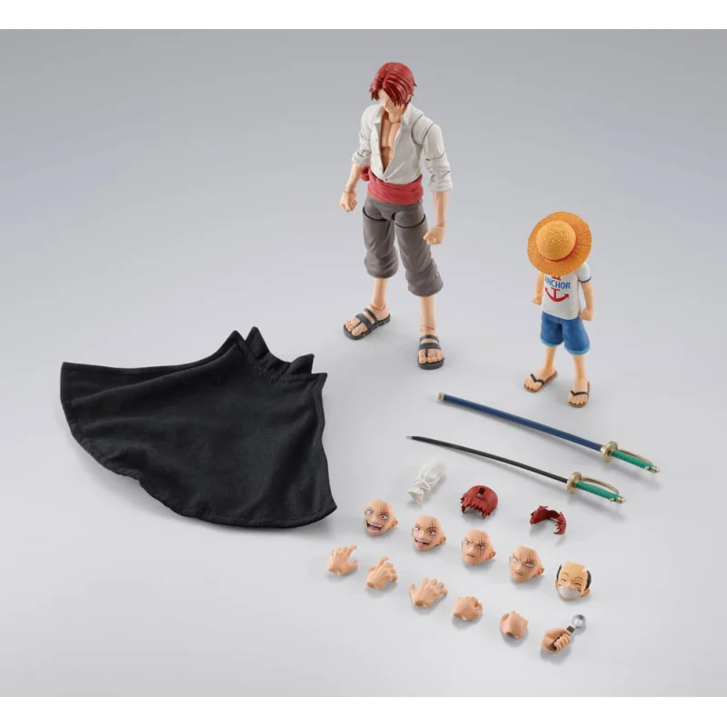 One Piece pack 2 figures SHFiguarts Shanks & Monkey D. Luffy Childhood Ver.