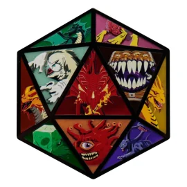  Dungeons & Dragons medallion D20