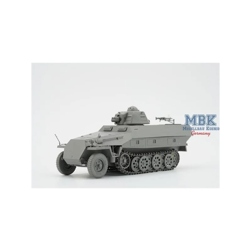 Modellini di veicoli militari BORDER MODEL: 1/35; Sd.Kfz.251 /1 Ausf.D with R35 turret with PE and workable tracks