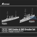 Modellini di barche SMS Emden & SMS Dresden Set