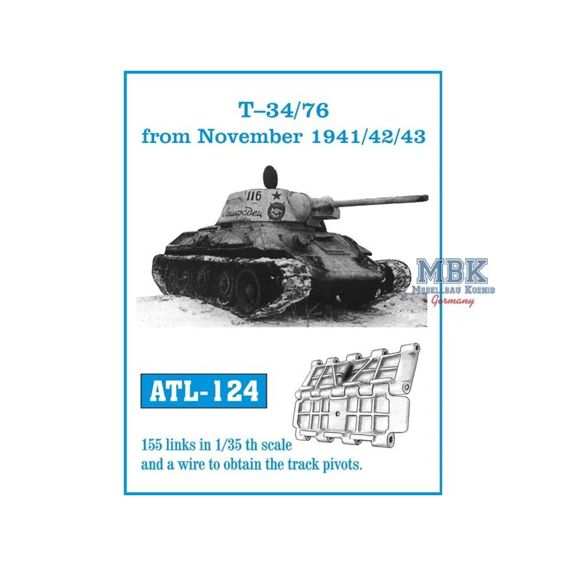  T-34/76 from November 1941/42/43 tracks