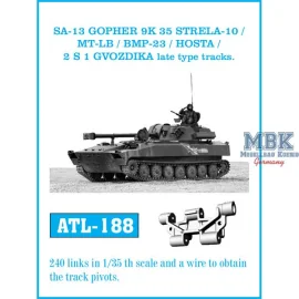  STRELA 10/MT-LB/BMP23/HOSTA/2S1 late type tracks