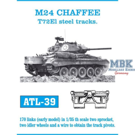  M24 Chaffee T72E1 tracks