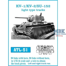  KV-1, KV-2, SU-152 light type tracks