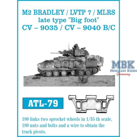  M 2 Bradley, LVTP 7, MLRS late