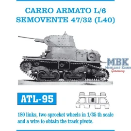  Carro Armato L/6 Semovente 47/32 (L40) tracks