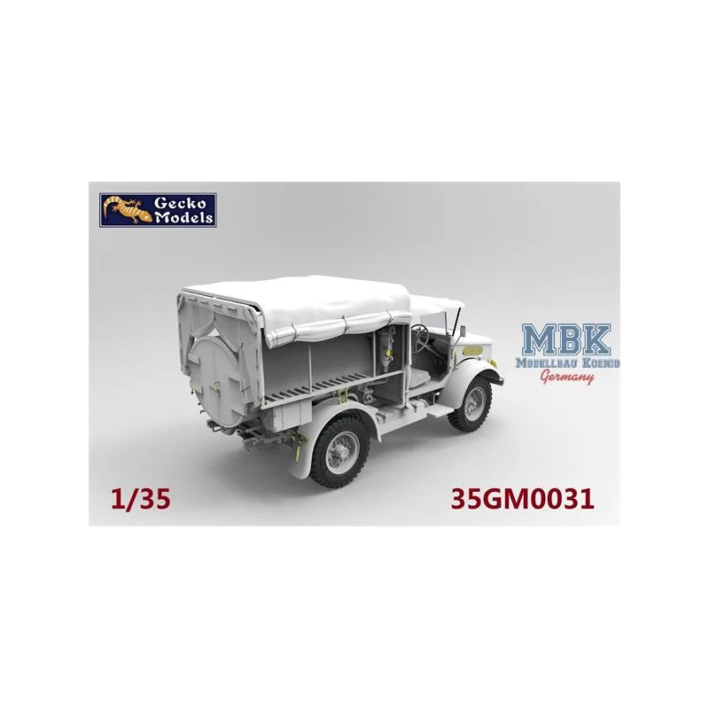 Modellini di veicoli militari Bedford MWC 15-cwt 4x2 200 Gallon Water Bowser Tr.