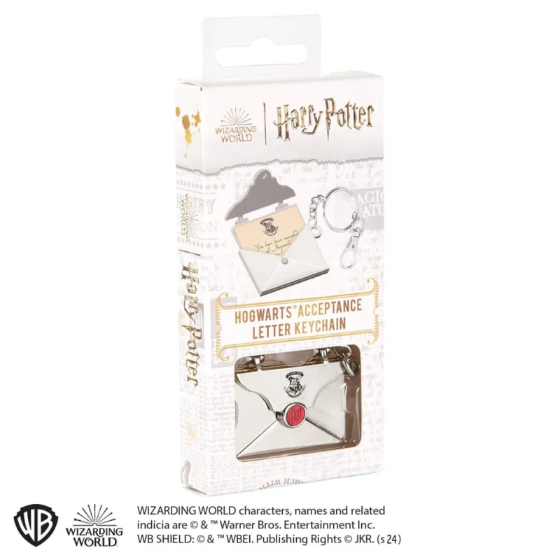 NOB7113 Harry Potter metal key ring Hogwarts Acceptance Letter