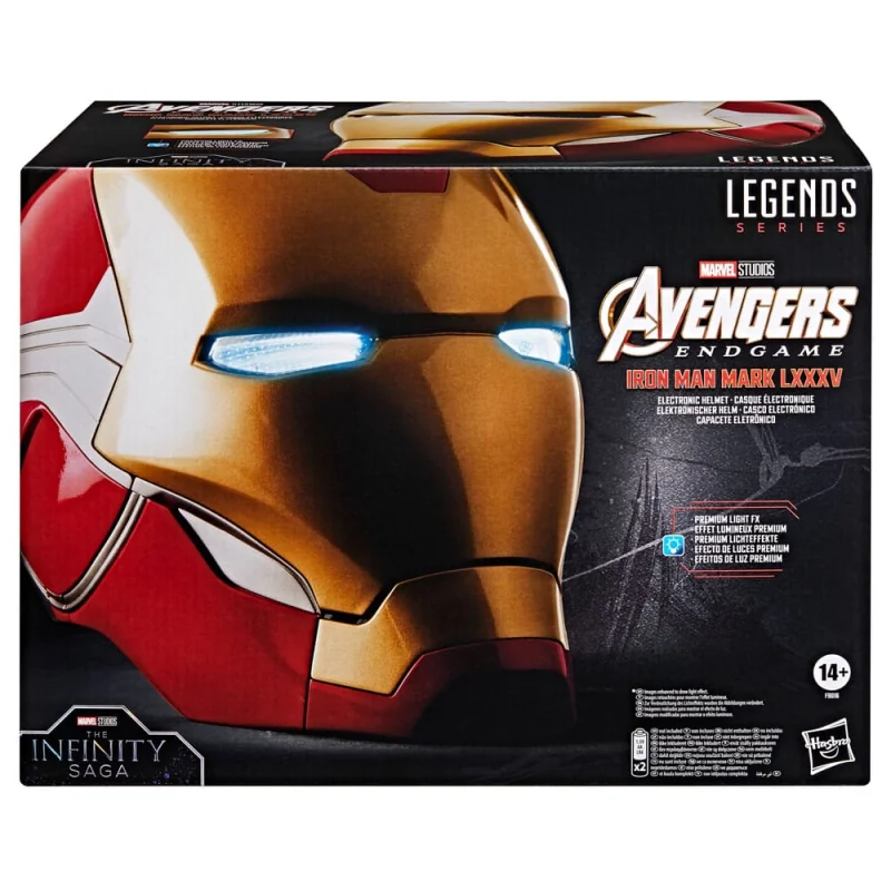 Avengers: Endgame Marvel Legends electronic helmet Iron Man Mark LXXXV