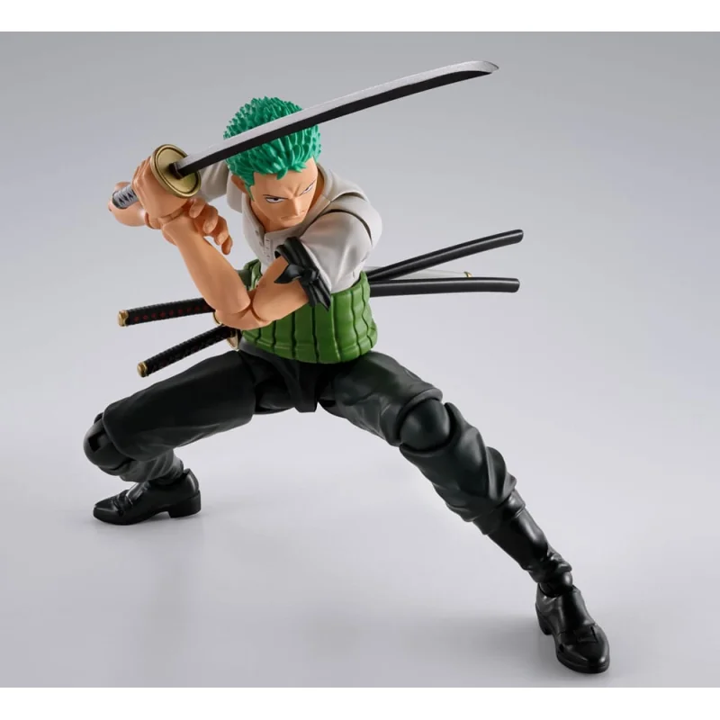 One Piece action figure SHFiguarts Roronoa Zoro Romance Dawn Ver. 15cm