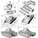 Modellini di veicoli militari FIRST TO FIGHT: 1/72; French Renault R40 tank with SA18 gun