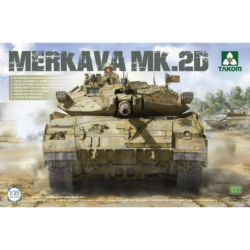 Kit Modello TAKOM MODEL: 1/35; MERKAVA MK.2D