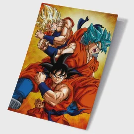  DBZ 3D Poster - Dragon Ball Champa Goku States