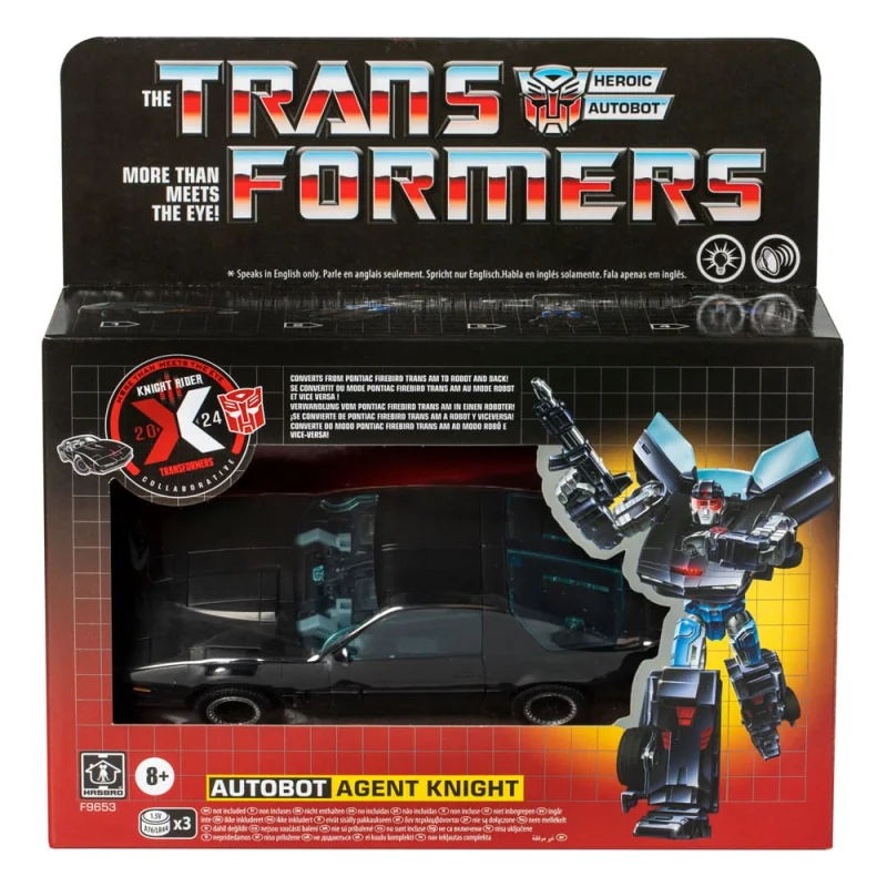 HASF9653 Transformers x Knight Rider - Autobot Agent Knight action figure 16 cm