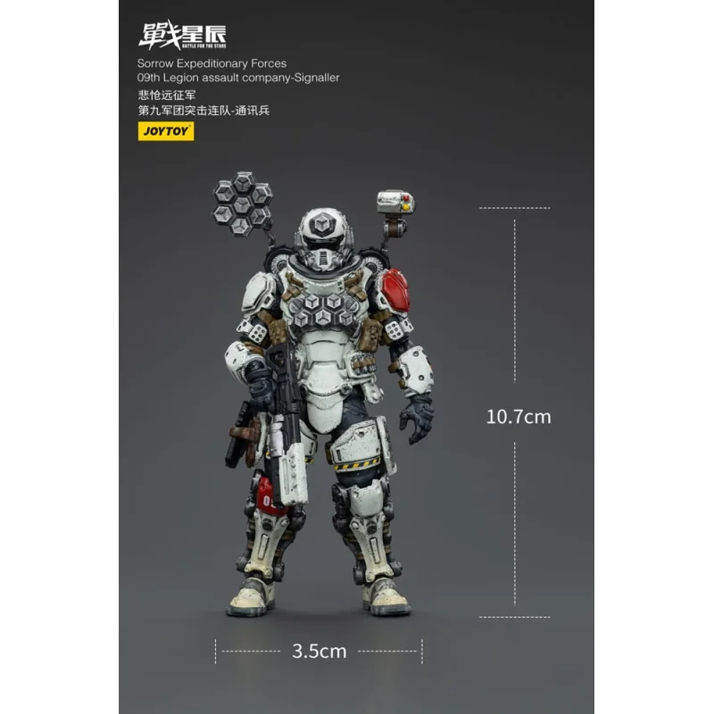 Battle For the Stars - Sorrow Expeditionary Forces 09th Legion Assault Company-Signaller 12 cm figure