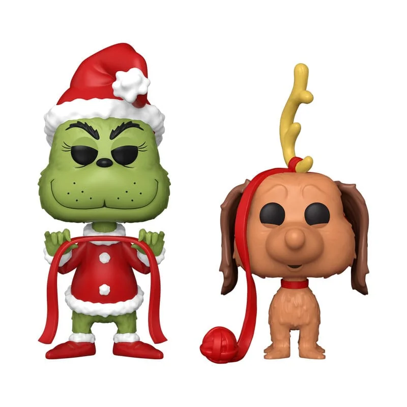 Figurini Pop The Grinch(Anniversary) - pack 2 POP! Books Vinyl figures Grinch w/ Max 9 cm