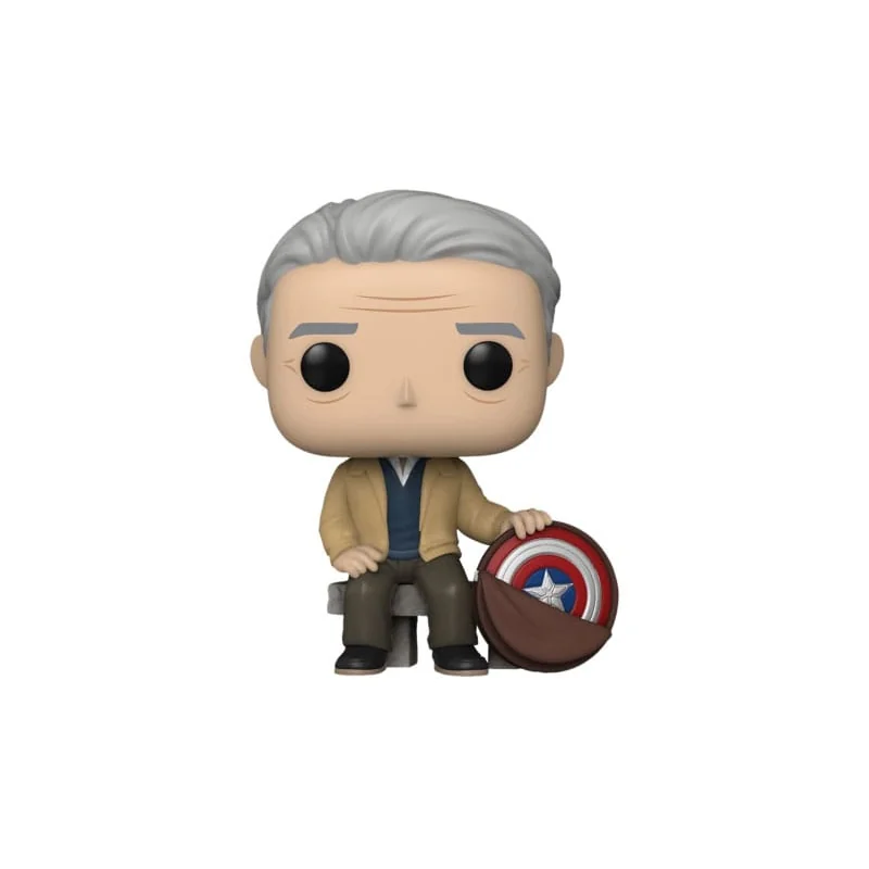 Figurini Pop Marvel: Year of the Shield 80th Anniversary POP! Vinyl Figure Old Man Steve 9 cm